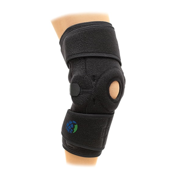 Advanced Orthopaedics The Cross-Fit Universal Hinged Knee Brace, Orthopedic Knee Brace for Men and Women, Hyperextension Knee Brace Support