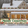 thumbnail image 4 of Decorative Design Merry Christmas Banner Festive Theme New Year Celebration Gifts Holiday Decoration for Christmas Party Family Gathering Winter Events, 4 of 9