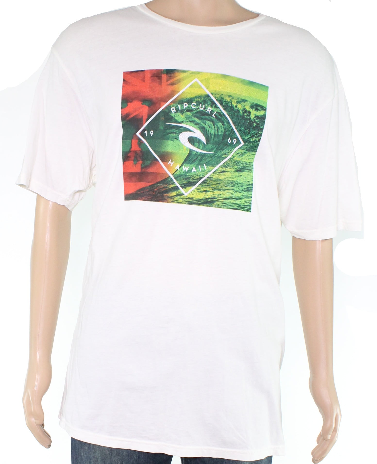 Rip Curl T-Shirts - Mens T-Shirt Square Logo Graphic Print Tee $26 XL - Walmart.com - Walmart.com