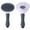 Gray, variant on Pet Grooming Slicker Brush for Shedding and Massaging Stainless Steel Bristles for Hair Removal for Felines and Canines Self Cleaning Grooming Tool