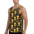thumbnail image 2 of Gukieu Ducks Print Men's Quick Dry Fitness Vest, Round Neck Sleeveless Fitness Bodybuilding Top-X-Large, 2 of 7