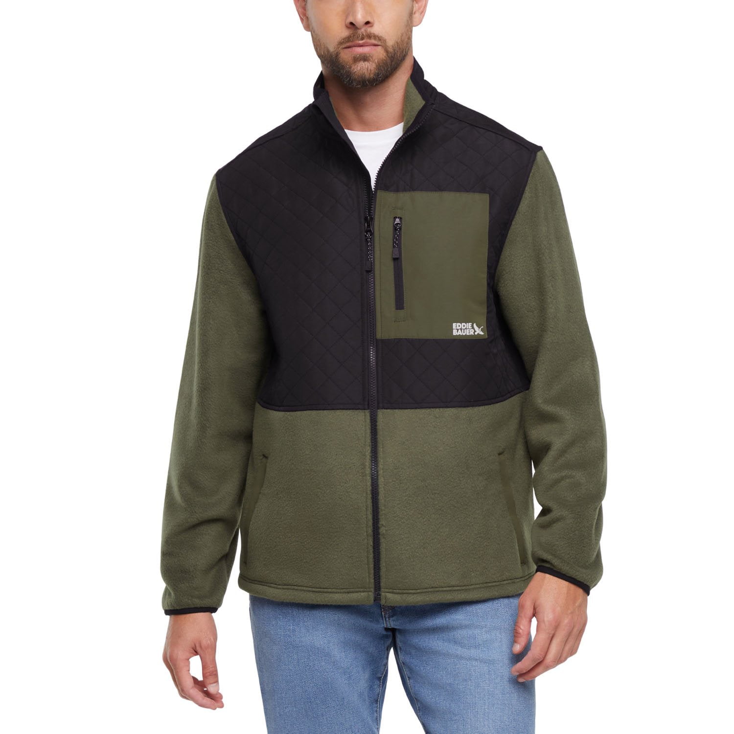 【archive】90s Eddie Bauer Fleece Jacket 90's Eddie Bauer Fleece Lined Nylon Jacket | M