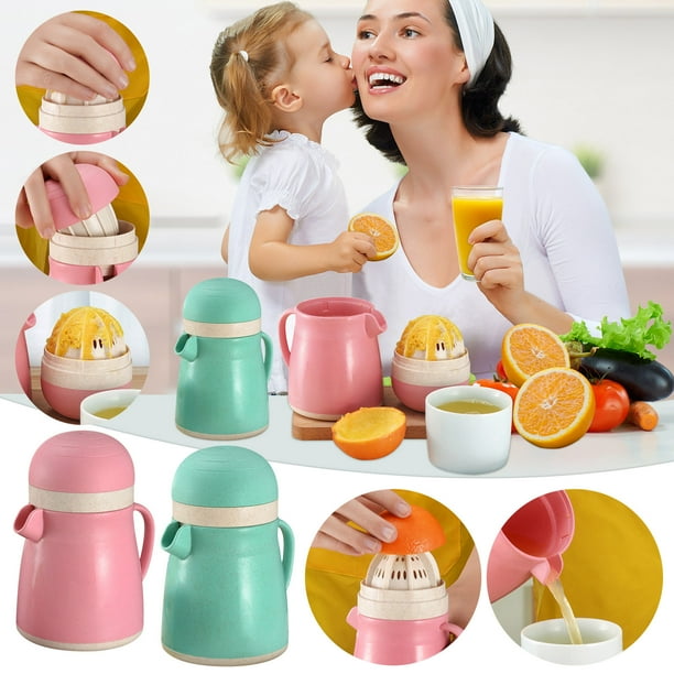 Exprimidor Manual Ganfancp Mini Exprimidor Portátil Doméstico Vaso Exprimidor de Sandía 1X Extractor de zumo