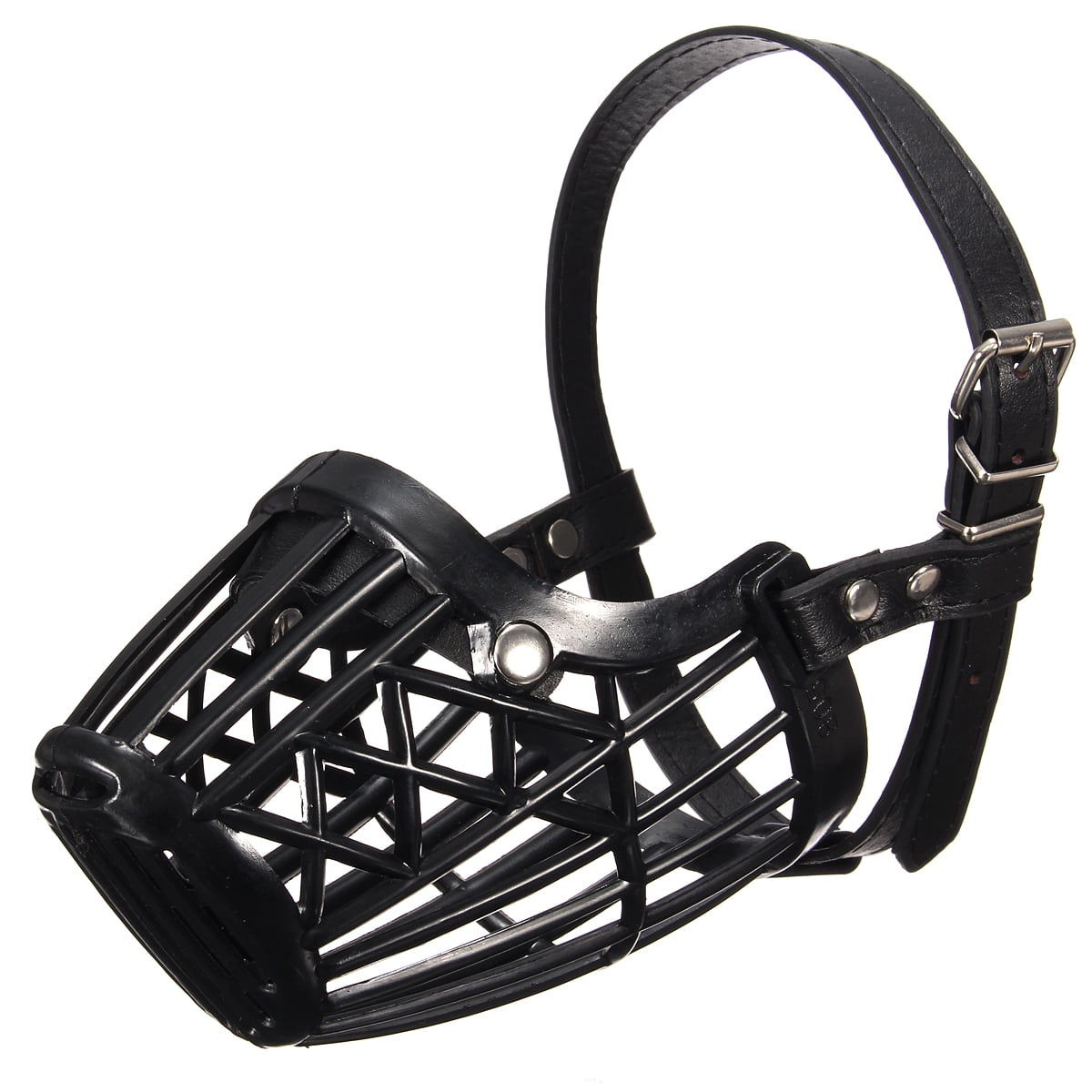 7 Size Small Large Medium Dog Basket Muzzle Mesh Cage No Barking Biting