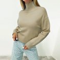 thumbnail image 2 of Turtleneck Sweater for Women - Soft & Cozy Oversized Knit, Effortless Style for Weekend Brunch, Fall Dates, and Casual Chic | Turtleneck Sweater, Sweater Tops for Women, 2 of 5