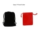 thumbnail image 3 of Wosthever 50 UNIDS Bolsa Pequeña de Terciopelo Portátil Suave Cordón Bolsas de Joyería Elegante Simple Bolsas de Almacenamiento Regalo de Almacenamiento y organización del hogar Rojo, 3 of 6