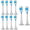 T300/500 Green, variant on Comfortable rubber coated electric toothbrush head. Suitable for Xiaomi Mijia electric toothbrush head T300/500700/T301/T302 replacement universal T501C 10 pack