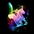 thumbnail image 2 of Men's Lost Gods Rainbow Cat Rides Unicorn Pull Over Hoodie, 2 of 4