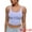 M, variant on Unique Bargains Women's U Back Shapewear Muscle Tank Top With Built In Bra M Blue