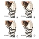 thumbnail image 2 of Qarigey Suéter de moda femenina elegante cálido cuello alto suéteres sueltos Casual Beige ropa mujeres niñas Otoño Invierno Prendas para la parte del cuerpo beis S, 2 of 6
