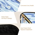 thumbnail image 3 of Iauyy Rhombus Cosmetic Bag with Handle Large Capacity Luxury Twill Travel Makeup Bag ,Ingenious Ideas, 3 of 8