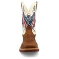 thumbnail image 2 of Twisted X Men's 12" Western Work Boot, Roasted Pecan & Red, White, & Blue, 13 D, 2 of 5