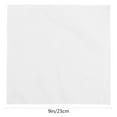 thumbnail image 2 of Shisuyan Sweat Absorbent Cotton Mens Handkerchief Classic 1Pack White, 2 of 8