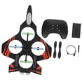 thumbnail image 3 of Avión Teledirigido de Espuma EVA con Control Remoto Ajuste de Velocidad Rotación de 360 Grados Y Luces Nocturnas Adecuado para Niños Adultos Celebraci Rojo, 3 of 8