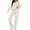 Beige, variant on hotojiny Womens Lounge Set 2 Piece Outfits Casual Loose Long Sleeve Pullover Tops and Wide Leg Pants Matching Clothes