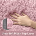 thumbnail image 4 of GPED Fluffy Area Rug,4x6 ft Soft Shaggy Rugs Fluffy Carpets, Non-Skid Plush Area Rugs for Living Room Bedroom Decor（Pink）, 4 of 7