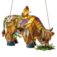 thumbnail image 2 of Highland Cow Suncatcher Ornament for Window Decor, Stained Glass Style Farm Animal Decor, Decorative Hanging Ornaments, 2D Flat Suncatchers for Home Garden Decorations, 2 of 5