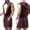 Coffee, variant on Mens Robes Sleeveless Hooded Bathrobe Open Front Deep V Neck Wrap Sleepwear Muscle Tank Style Loungewear with Adjustable Waist Belt Gym Boxing Apparel