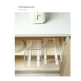 thumbnail image 3 of 4Pcs Storage Rack DIY Track Pullout Track Basket Pull Rail for Kitchen Household Accessories Storage Slides, 3 of 7
