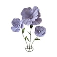 thumbnail image 2 of Flores gigantes para decoración de bodas, guirnaldas florales artificiales enormes y decorativas para fiestas de cumpleaños, ceremonias y decoración Púrpura, 2 of 8
