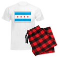 thumbnail image 6 of CafePress - Chicago Flag Men's Light Pajamas - Men's Light Loose Fit Cotton Pajama Set, 6 of 7