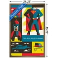 thumbnail image 3 of Warner 100th Anniversary - Superman Wall Poster, 22.375" x 34" Framed, 3 of 6