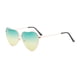 thumbnail image 2 of Sonducket Gafas de sol portátiles únicas con forma de corazón, resistentes al desgaste, protección ocular segura, accesorios para festivales, regalo Lentes Verde amarillo Sonducket AP009055-04, 2 of 6