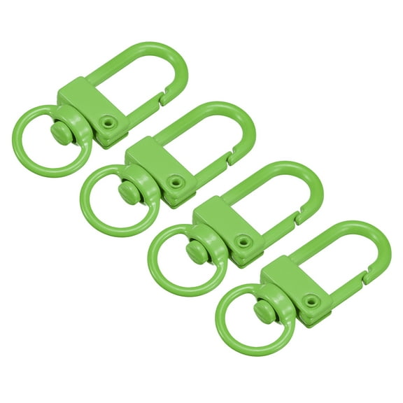Swivel Clasps Snap Hook, 33x13mm Lobster Claw Clasp for DIY Green, 4Pack