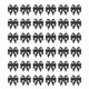 thumbnail image 1 of 50Pcs Mini Lazo de Cinta Gingham 1" Lazos de Tela a Cuadros de Satén para Manualidades DIY, Lazo para el Cabello, Costura en Blanco y Negro, 1 of 6