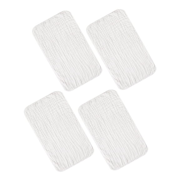 ETHZZLE 4 Pcs Cotton Washcloths for Face Washing Ultra Soft Towels for Daily Use