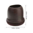 thumbnail image 2 of VERDANVERSE 8Ud Tapones Para Patas De Color Café Clásico Para Protección De, 2 of 6