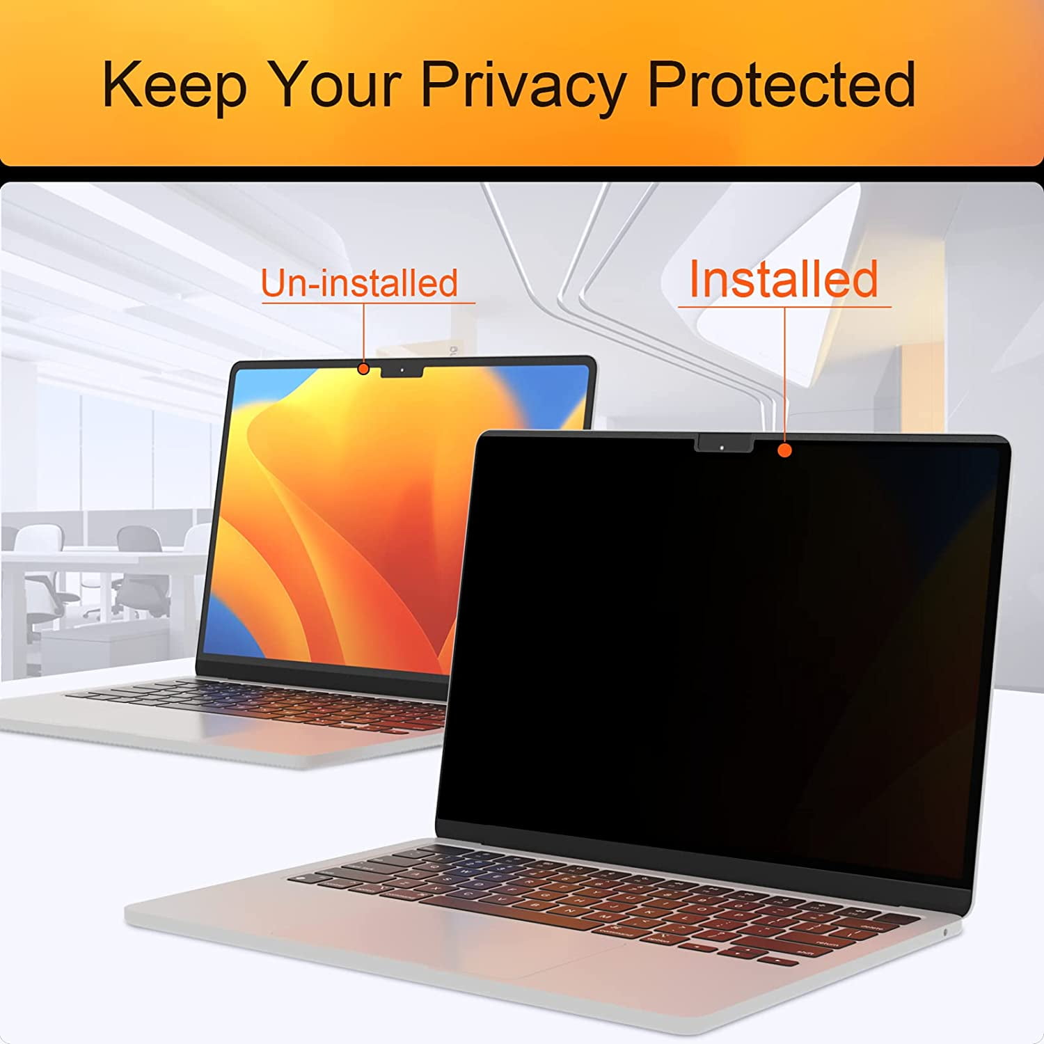 Privacy Screen for MacBook Air 13.6 Inch 2022 (M2, A2681