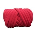 thumbnail image 4 of Hilo grueso de 1000 g para tejer a mano, longitud de 3149 pulgadas, hilo voluminoso para crochet, jumbo Rojo, 4 of 9