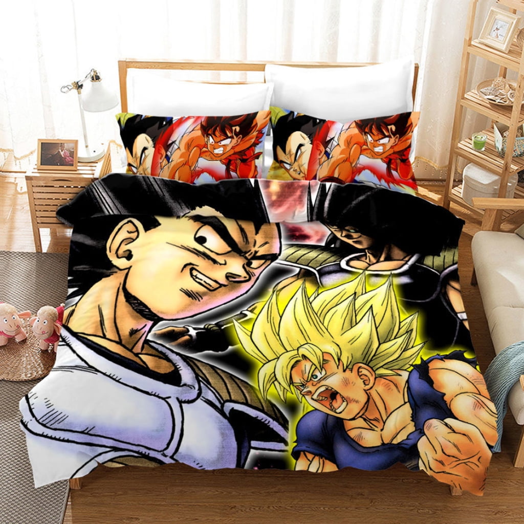 3D Dragon Ball Z Bedding Bed Set Twin Full Queen King Size 1 Duvet