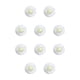 thumbnail image 3 of Matsuzay Flores de papel Decoraciones florales para fondo decorativo de pared Flor de boda para decoración de fiesta de aniversario Blanco Blanco Leche 25cm 10piezas, 3 of 6