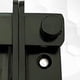 thumbnail image 2 of Pestillo abatible de acero inoxidable, cerradura de puerta corrediza multiusos a prueba de herrumbre para ventana, cajón de gabinete, perno deslizante derecho negro, 2 of 5