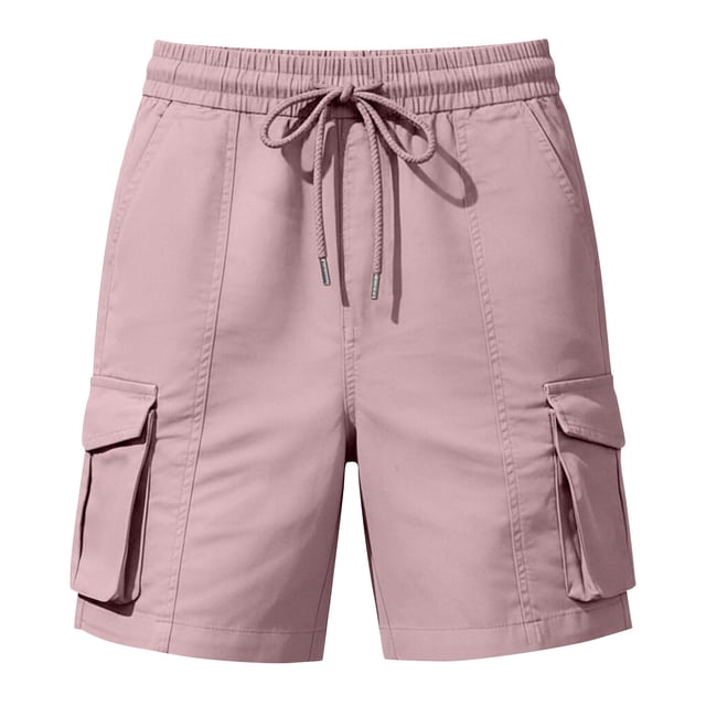 CHUMUD Cargo Shorts for Women Quick Dry High Waist Drawstring Work Shorts Multi Pockets