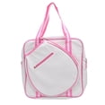 thumbnail image 2 of Single Tennis Racket Bag, Canvas Carry Cases with Adjustable Shoulder Strap for Unisex Tennis Racket Cover, 2 of 7