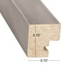 thumbnail image 6 of DesignOvation Gallery Picture Frame Set, Set of 4, 11 x 14 Matted to 8 x 10, Gray, Decorative Farmhouse Set of Robust Solid Wood Picture Frames for Wall Decor, 6 of 9