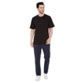 thumbnail image 2 of Turtle Bay New York Men’s Heavyweight Short Sleeve Crew Neck T-Shirt – Regular Fit Cotton Blend with Chest Pocket, 2 of 6
