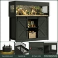 thumbnail image 6 of Herture 60 Gallon Reptile Terrarium with Stand, Terrarium Enclosure with Acrylic Doors, Storage Cabinet with Barn Door, Mesh Lid & Power Outlet – Vivarium Habitat for Medium Reptiles Black PX05RTB, 6 of 6