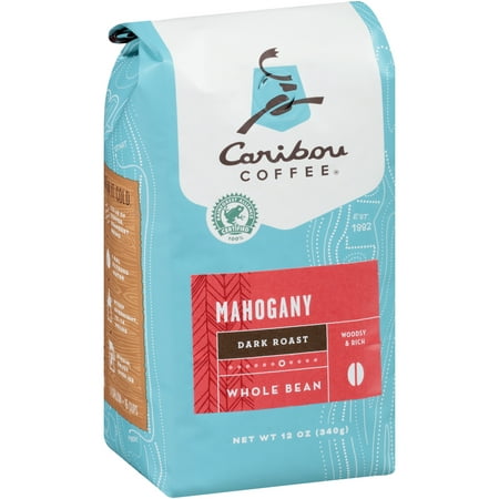 Caribou Coffee® Mahogany Dark Roast Whole Bean Coffee 12 oz. Stand-Up