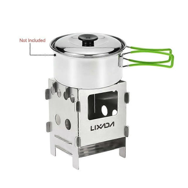 Outdoors Portable Stainless Steel Folding BBQ Barbecue Shelf Mini Charcoal Picnic Stove