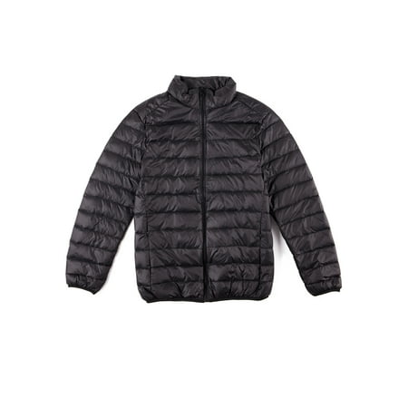- Men's Down Jacket Puffer Bubble Coat Packable Lightweight Warm Parka Zipper Coat Up to Size 4XL Black/Blue/Gray