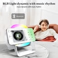 thumbnail image 2 of Samovi 4-in-1 Wireless Charging Bluetooth Speaker with Phone Stand, 15W Fast Charger Stand, RGB Ambient Light, Wireless Bluetooth Speaker for iPhone/Samsung, Gifts for Men Women (White), 2 of 8