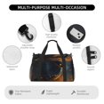 thumbnail image 4 of Balery Glowing Snake Dark Forest Bolsa de Gimnasio para Mujeres, Bolsa de Viaje con Bolsillo Húmedo, Bolsa de Fin de Semana para Mujeres, Bolsa de Viaje Resistente al Agua, 4 of 7
