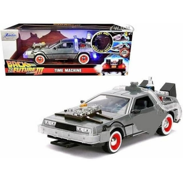 Delorean Iii Time Machine Volver al Futuro 1:24 Jada Toys DeLorean III