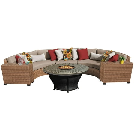 Tuscan 6 Piece Outdoor Wicker Patio Furniture Set 06h - Miniature Patio Set Tuscan 6 Piece Outdoor Wicker Patio Furniture Set 06h - Miniature Patio Set