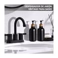 thumbnail image 4 of Juego De Accesorios De Baño 5 Pzs Dispensador Organizador NEGRO, 4 of 5