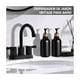 thumbnail image 4 of Juego De Accesorios De Baño 5 Pzs Dispensador Organizador NEGRO, 4 of 5
